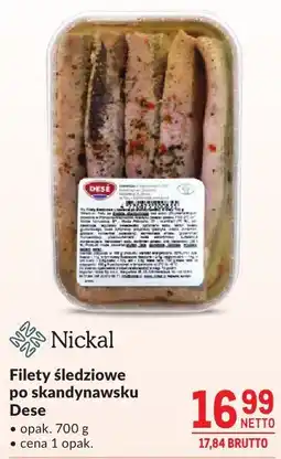 Makro Filety śledziowe po skandynawsku Nickal Dese oferta