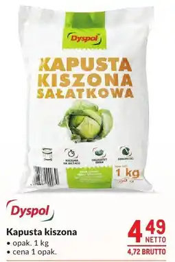 Makro Kapusta kiszona sałatkowa Dyspol oferta