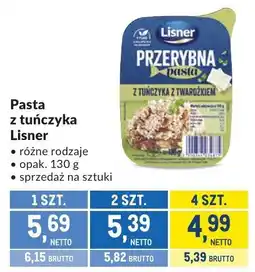 Makro Pasta z tuńczyka Lisner oferta