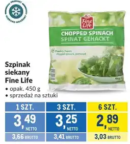Makro Szpinak siekany Fine Life oferta