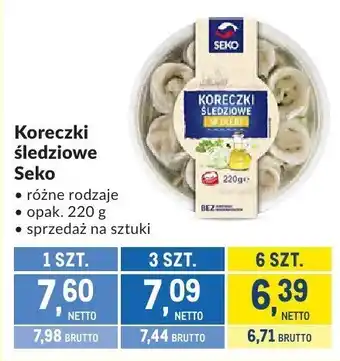 Makro Koreczki śledziowe Seko oferta
