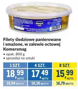 Makro Filety śledziowe panierowane i smażone w zalewie octowej Komersmag oferta