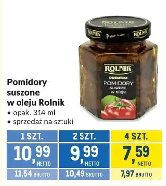 Makro Pomidory suszone w oleju Rolnik oferta