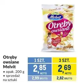 Makro Otręby owsiane Melvit oferta