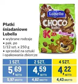 Makro Płatki śniadaniowe Lubella wybrane rodzaje oferta