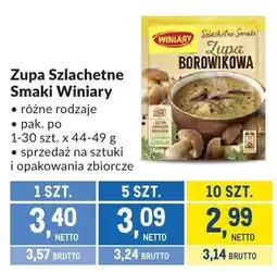 Makro Zupa Szlachetne Smaki Winiary różne rodzaje oferta