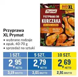 Makro Przyprawa XL Prymat wybrane rodzaje oferta