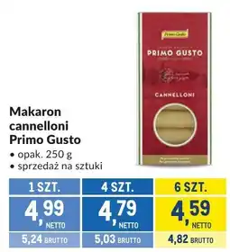 Makro Makaron cannelloni Primo Gusto oferta