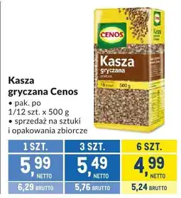 Makro Kasza gryczana Cenos oferta