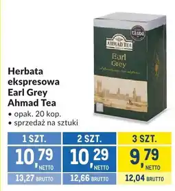 Makro Herbata ekspresowa Earl Grey Ahmad Tea oferta