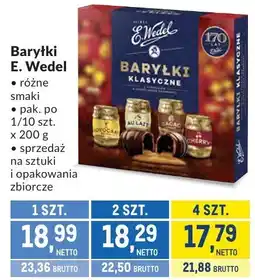 Makro Bombonierka Barylki E. Wedel różne smaki oferta