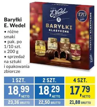 Makro Bombonierka Barylki E. Wedel różne smaki oferta