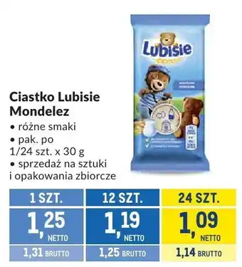 Makro Ciastko Lubisie Mondelez różne smaki oferta