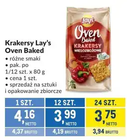 Makro Krakersy Lay's Oven Baked różne smaki oferta