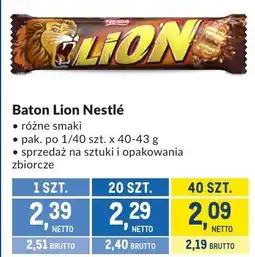 Makro Baton Lion Nestlé różne smaki oferta