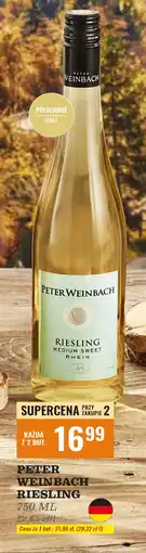 Biedronka Wino półsłodkie Peter Weinbach oferta