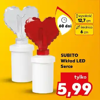 Kaufland SUBITO Wkład LED Serce oferta