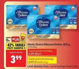 Biedronka Masło ekstra Mleczna Dolina oferta