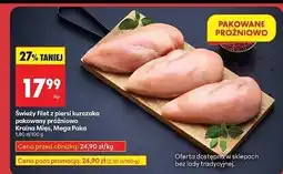 Biedronka Filet z piersi kurczaka pakowany próżniowo Kraina Mięs Mega Paka oferta