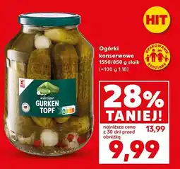 Kaufland Ogórki konserwowe K-Classic oferta
