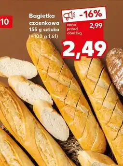 Kaufland Bułka bagietka czosnkowa Kaufland oferta