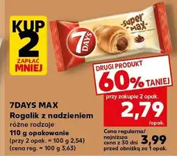 Kaufland Rogalik z nadzieniem 7DAYS MAX oferta