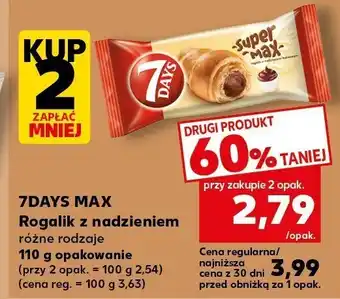 Kaufland Rogalik z nadzieniem 7DAYS MAX oferta