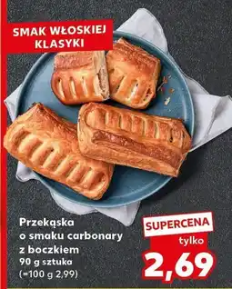 Kaufland Przekąska o smaku carbonary z boczkiem Kaufland oferta