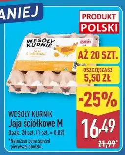 ALDI Jaja ściółkowe rozm. M, 20 szt. Wesoły Kurnik oferta