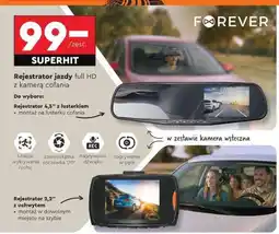 Biedronka Rejestrator jazdy full HD z kamerą cofania oferta