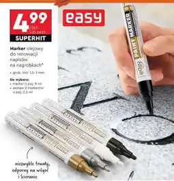 Biedronka Marker olejowy do renowacji napisów na nagrobkach oferta