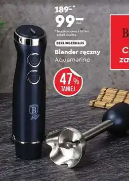 Biedronka Blender ręczny Aquamarine oferta