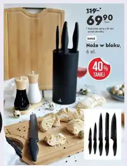 Biedronka Noże w bloku, 6 el oferta