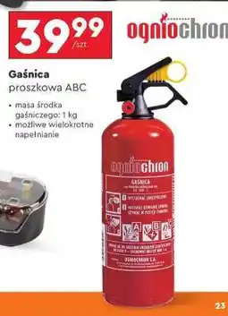 Biedronka Gaśnica proszkowa ABC oferta