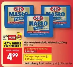 Biedronka Masło Ekstra Polskie Mlekovita , 200 g oferta