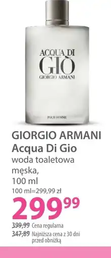 Hebe Woda toaletowa dla mężczyzn Giorgio Armani oferta