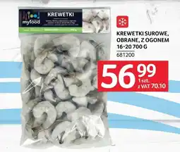 Selgros Krewetki Myfood oferta