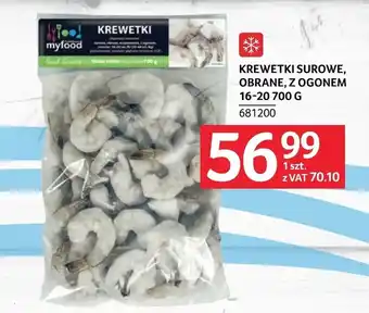 Selgros Krewetki Myfood oferta