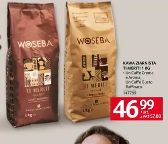 Selgros Kawa ziarnista Woseba oferta
