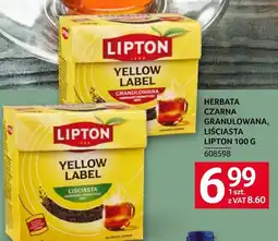 Selgros Herbata Lipton oferta