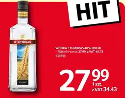 Selgros Wódka Stumbras oferta