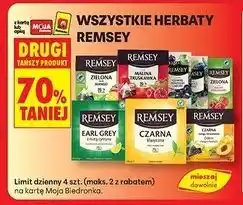 Biedronka Herbata czarna mango i brzoskwinia Remsey oferta