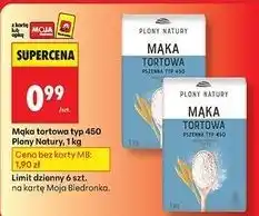 Biedronka Mąka tortowa pszenna typ 450 Plony Natury oferta