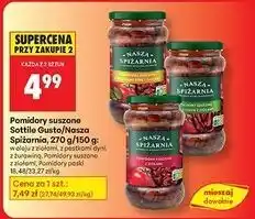 Biedronka Pomidory suszone ze słonecznikiem Nasza Spiżarnia oferta