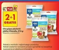 Biedronka Chrupiące plasterki jabłka Vitanella oferta