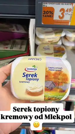 Biedronka Serek topiony kremowy Mlekpol oferta