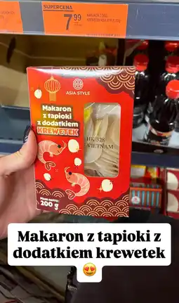 Biedronka Makaron z tapioki z dodatkiem krewetek Asia Style oferta