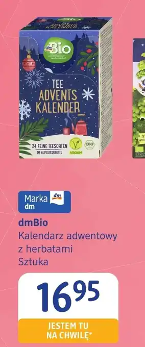 dm drogerie markt Kalendarz adwentowy DmBio oferta