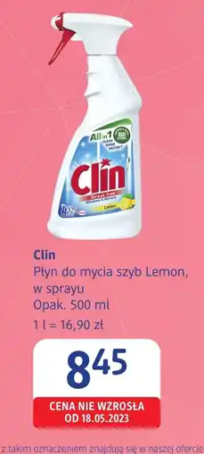 dm drogerie markt Płyn do mycia szyb Clin oferta