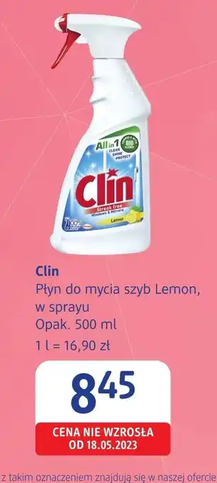 dm drogerie markt Płyn do mycia szyb Clin oferta